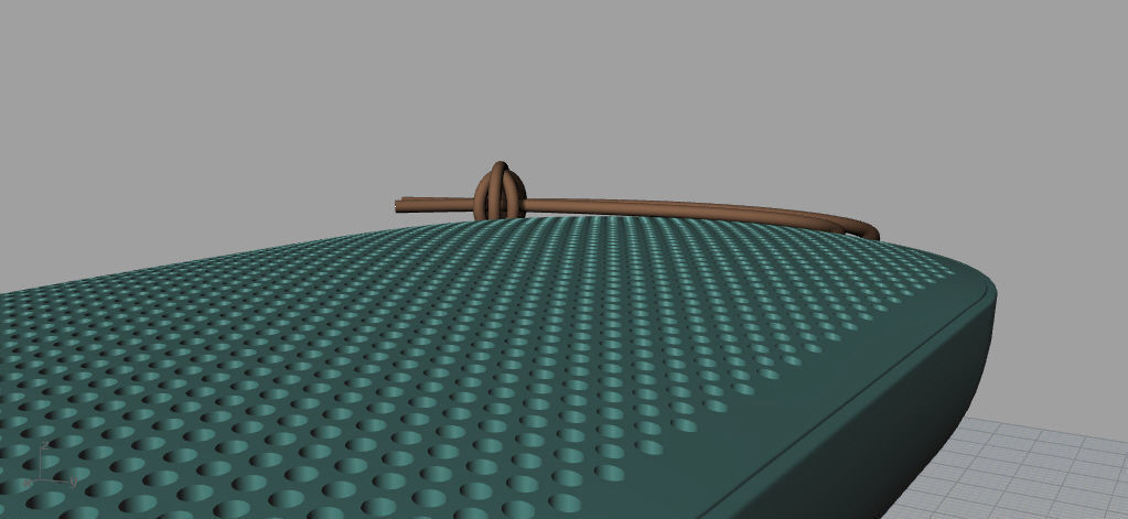 beoplay p2 green speaker Low-poly 3D model_13