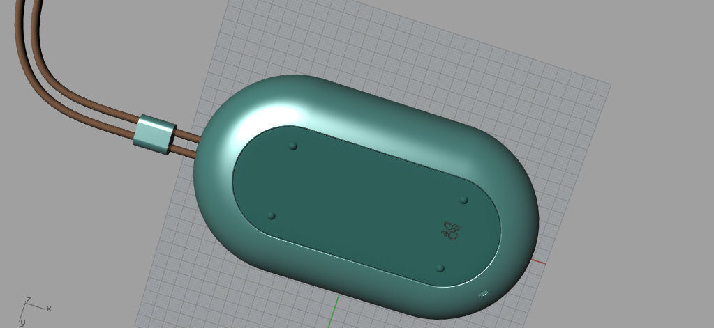 beoplay p2 green speaker Low-poly 3D model_12
