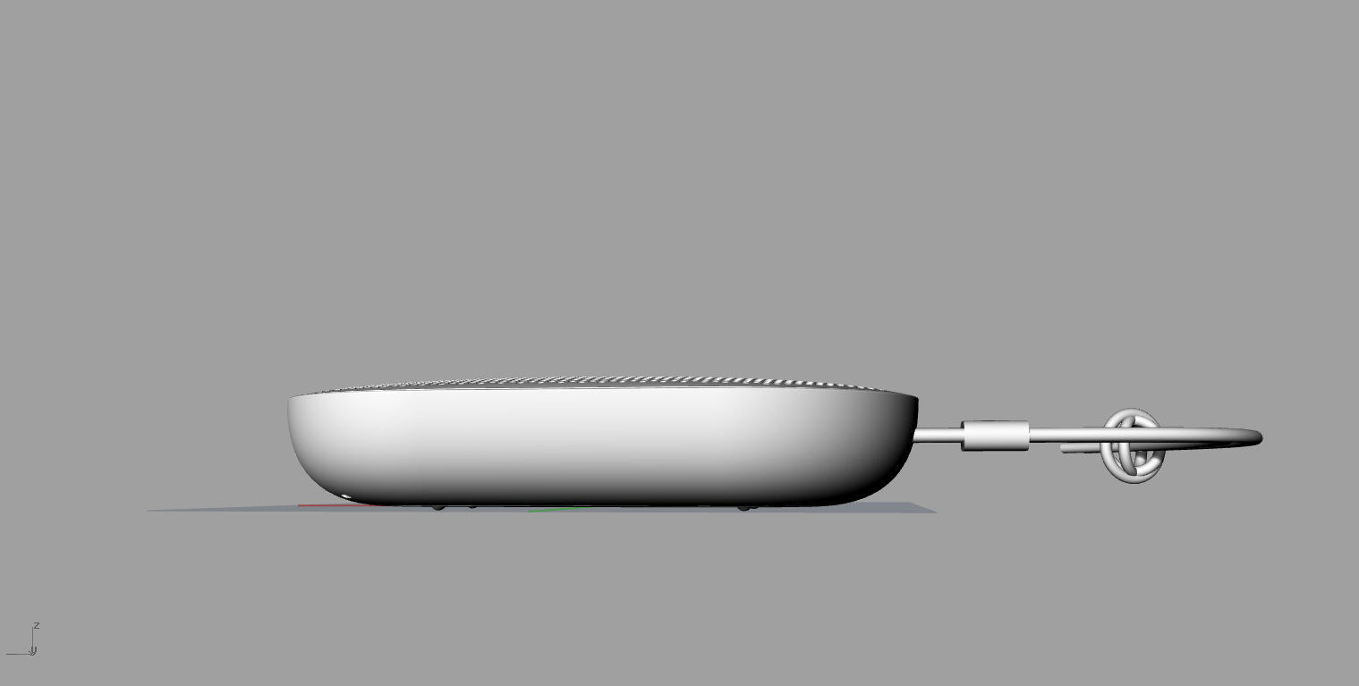 beoplay p2 green speaker Low-poly 3D model_20