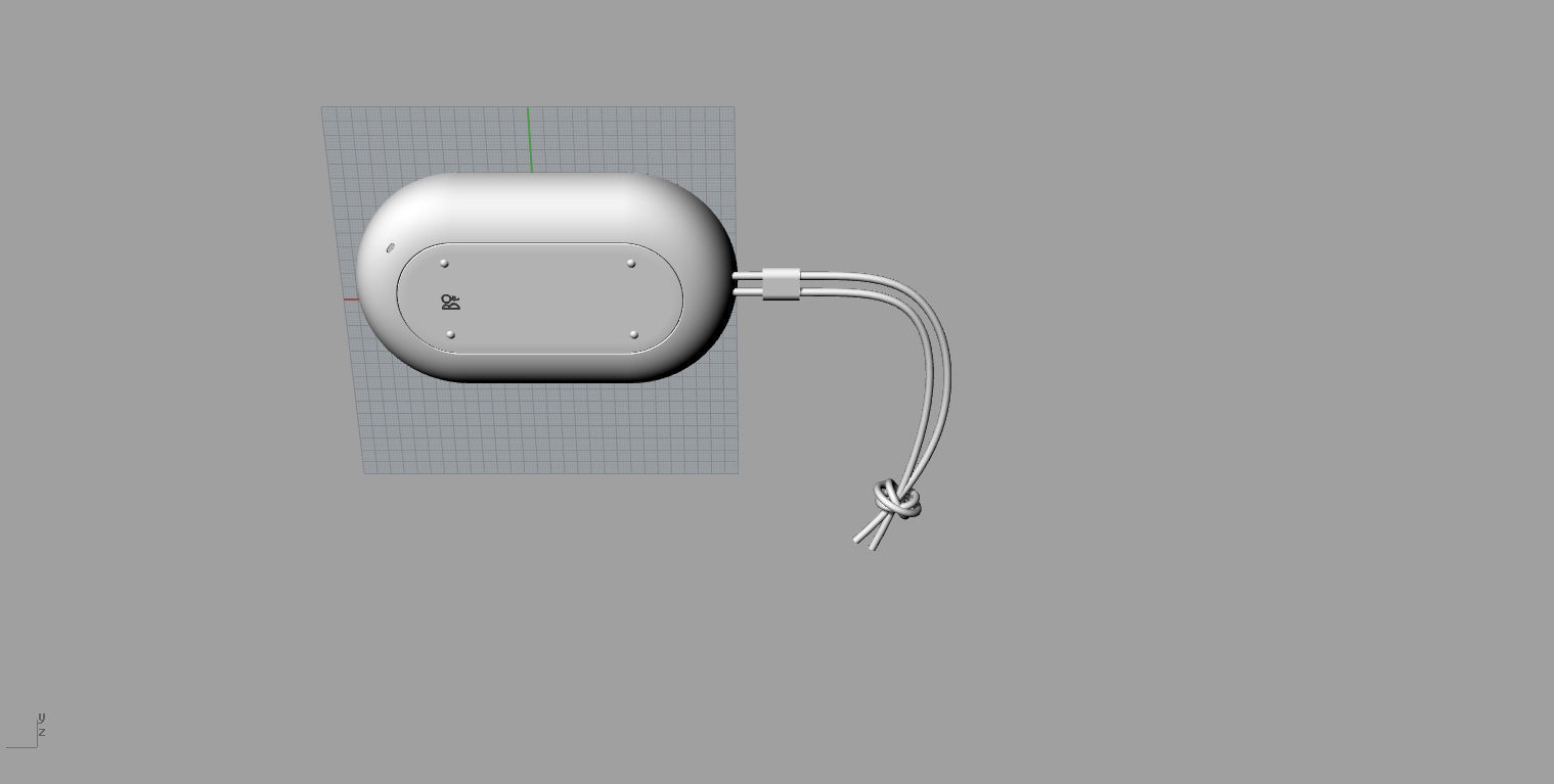 beoplay p2 green speaker Low-poly 3D model_11