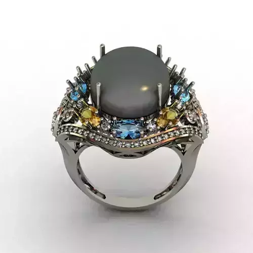 Diamond  ring 3D print model