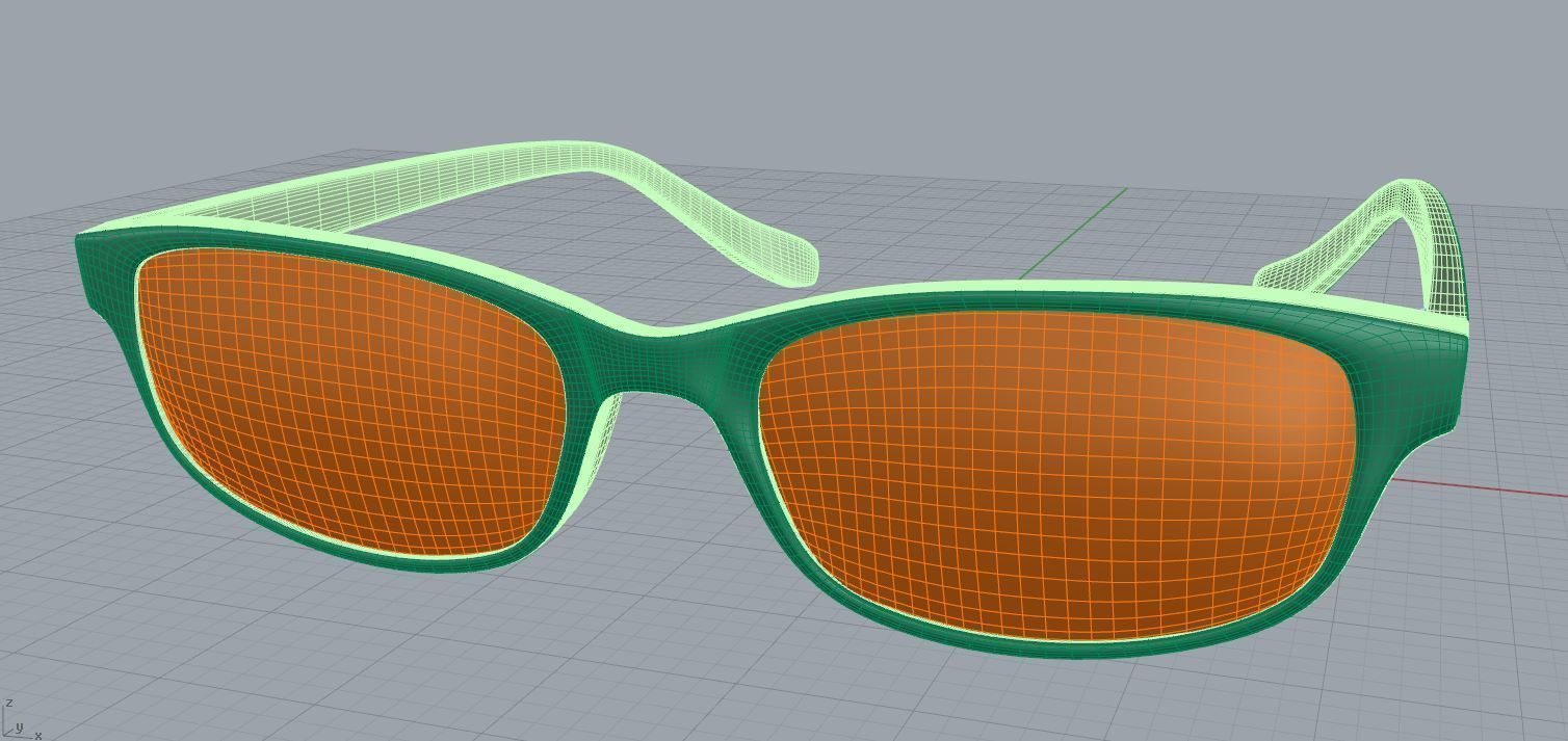 Eyeglasses for Men and Women 3D print model_7