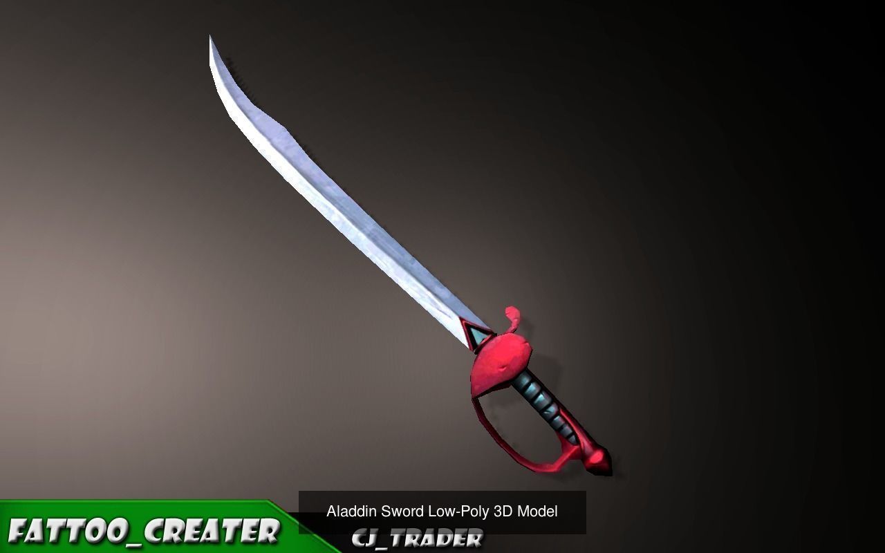 Fantasy Weapon Collection Pack Low-Poly 3D Model _35