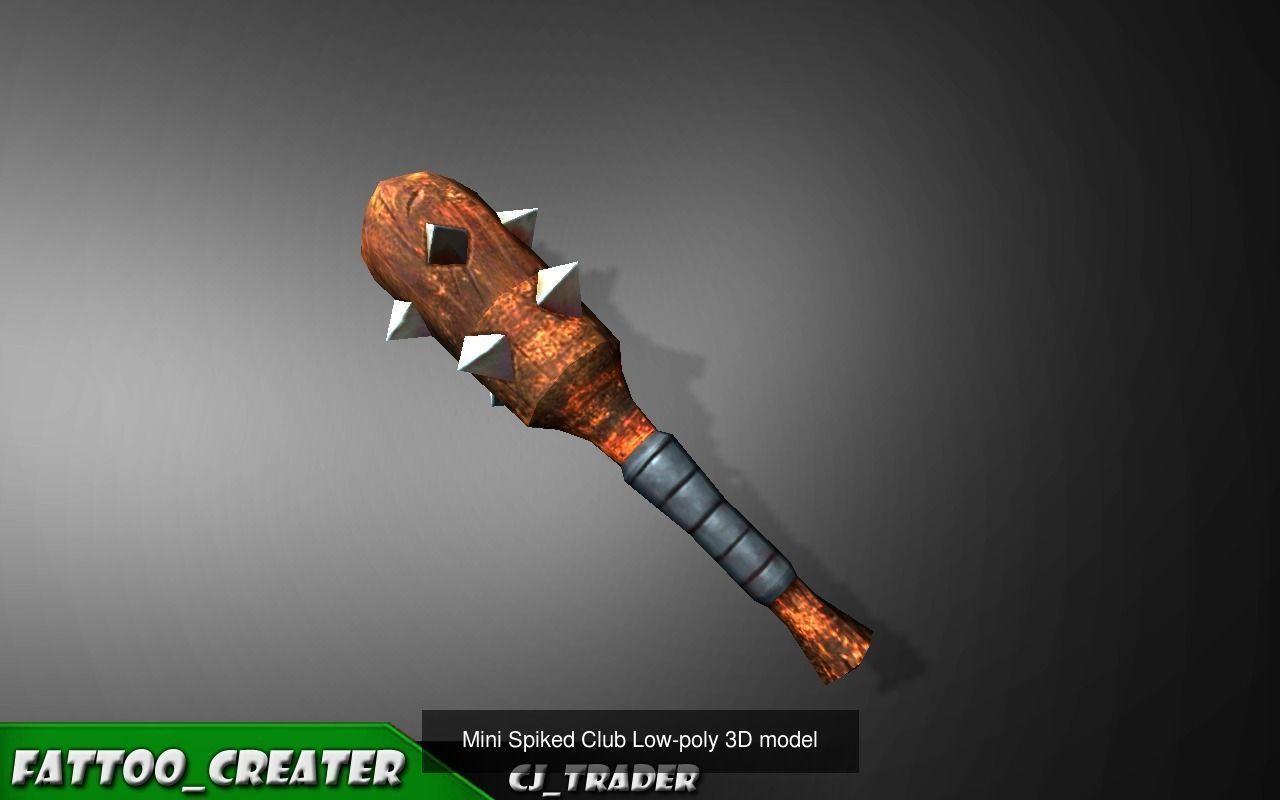 Fantasy Weapon Collection Pack Low-Poly 3D Model _29