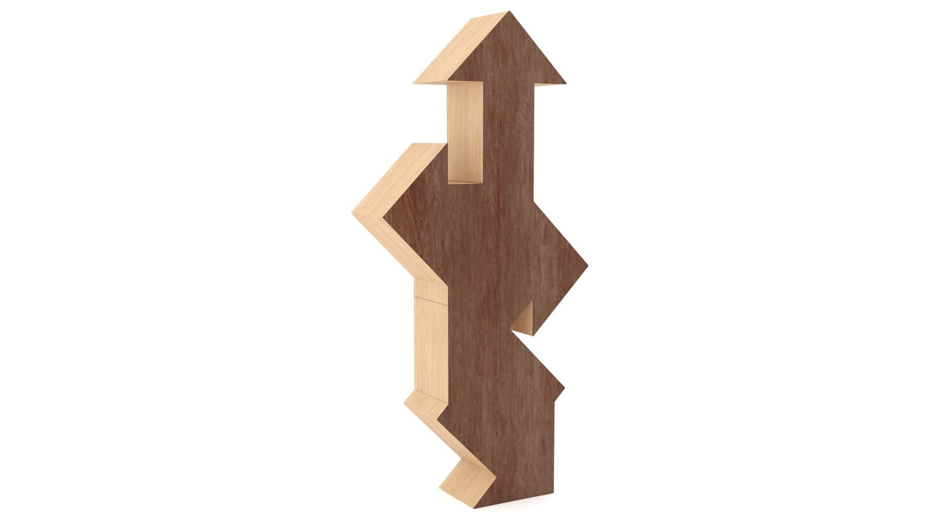 Directional Bookcase - 3ds Max 3D model_15