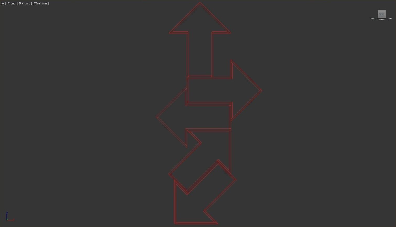 Directional Bookcase - 3ds Max 3D model_37