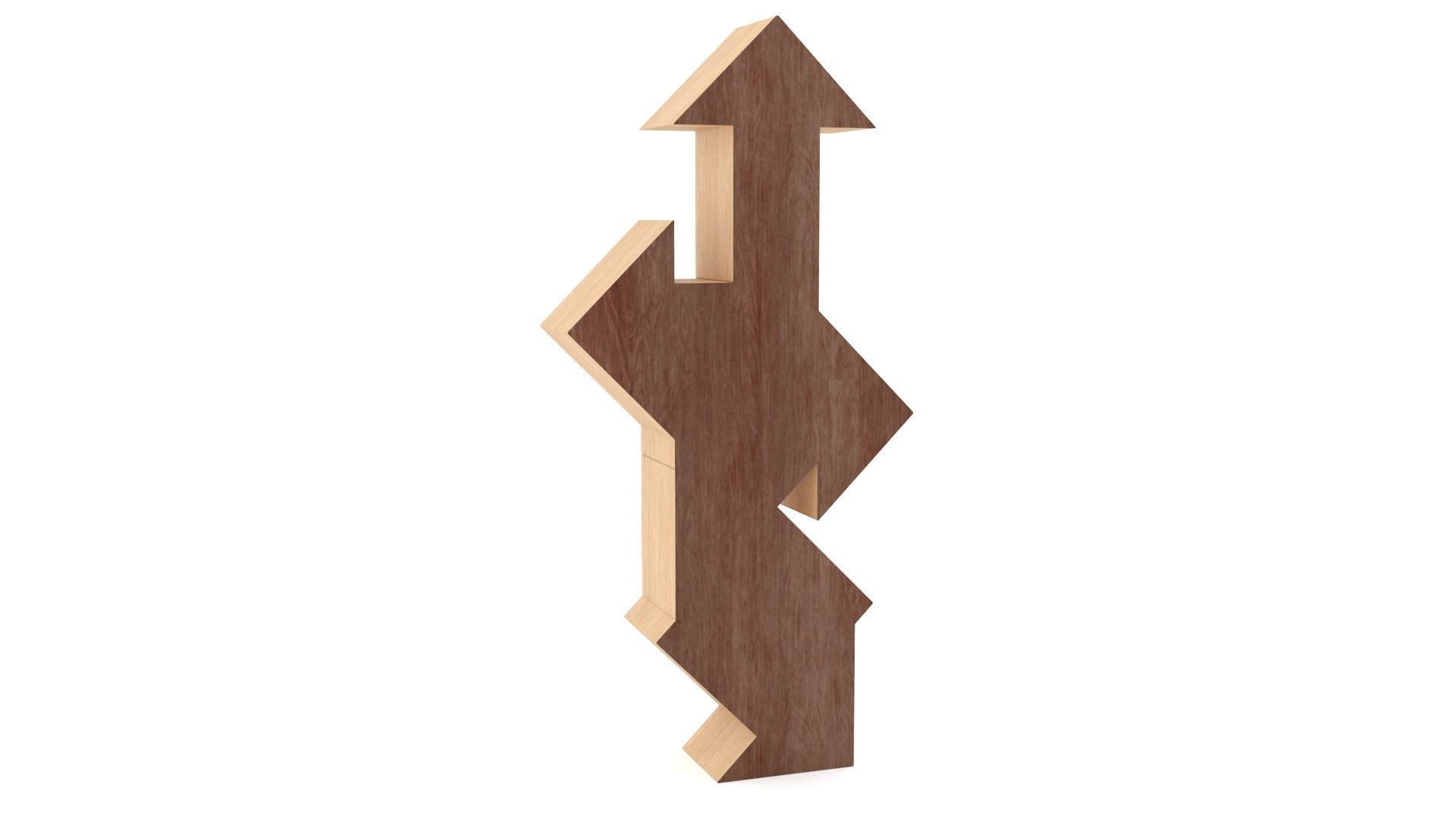 Directional Bookcase - 3ds Max 3D model_16