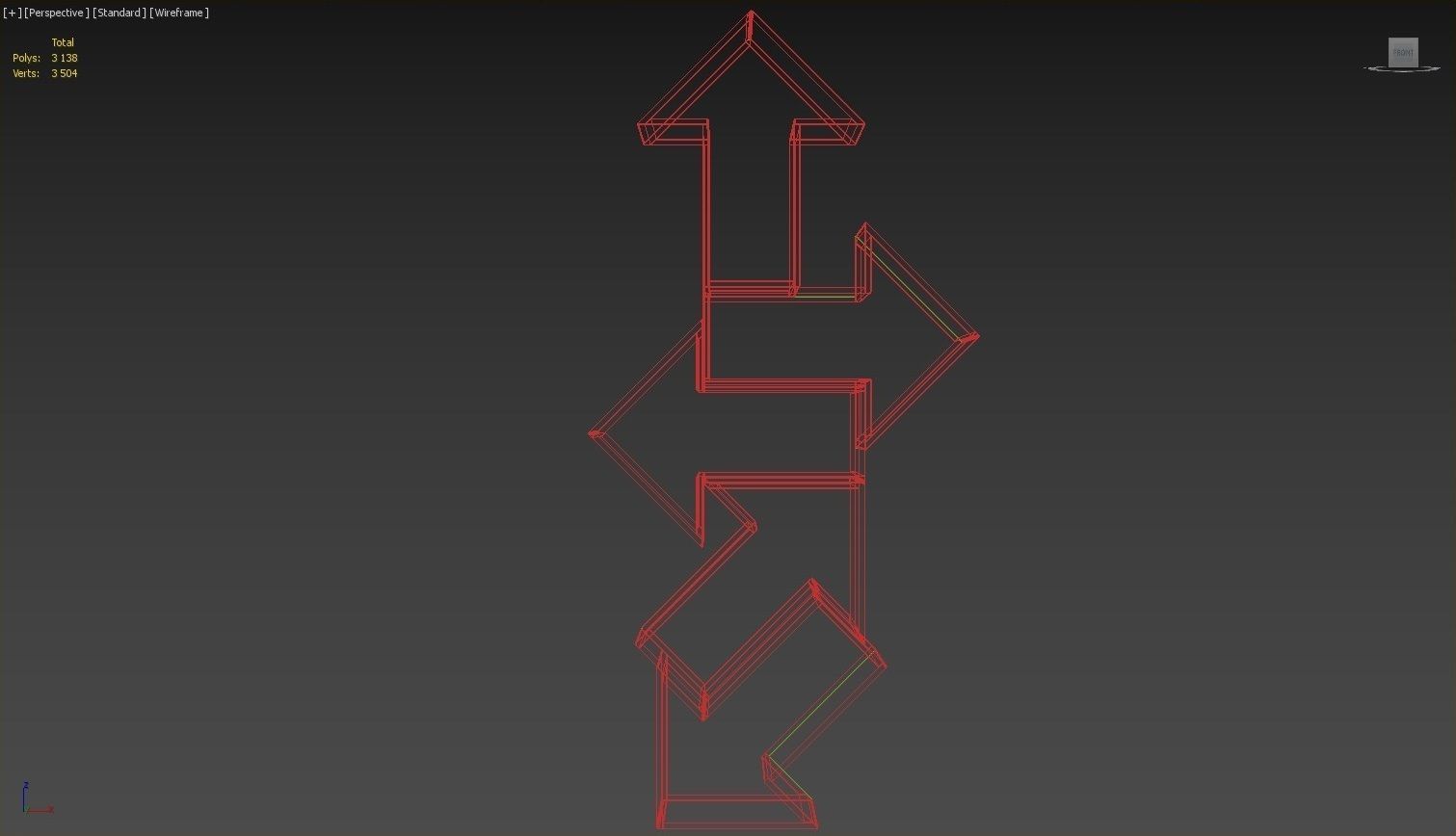 Directional Bookcase - 3ds Max 3D model_40