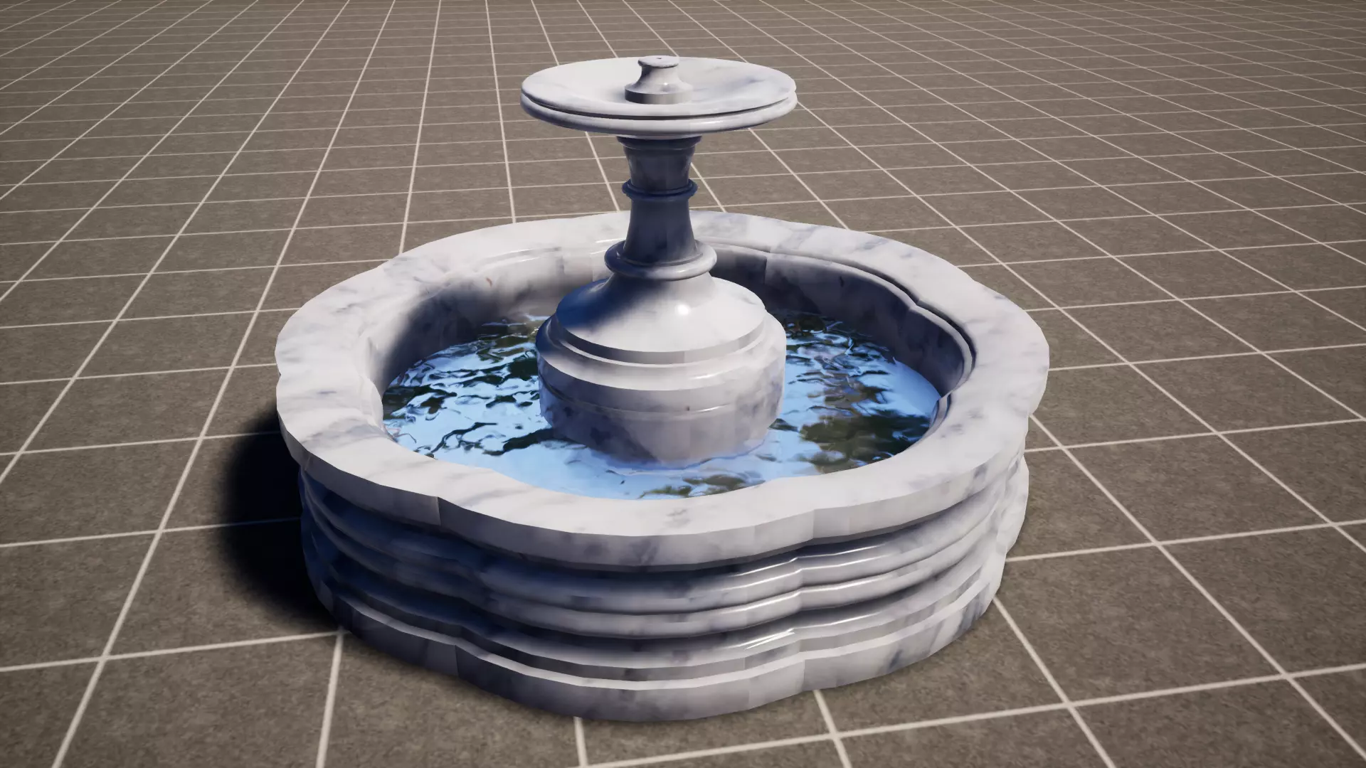 Fountain 3D model_0