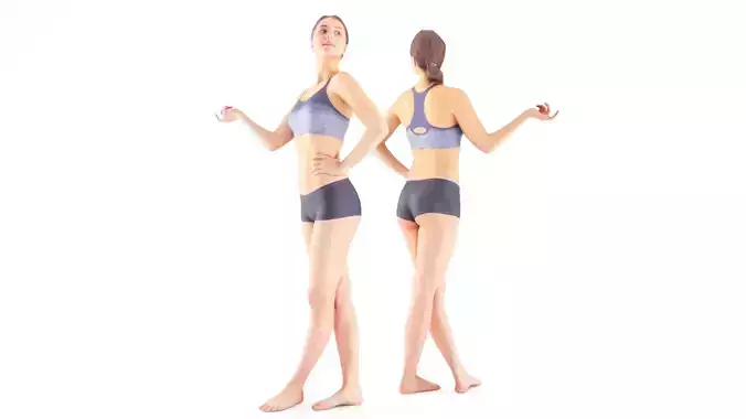 Slim sporty female 11