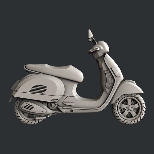 3d STL models for CNC router Scooter 3D model
