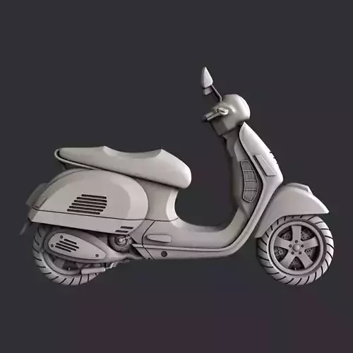 3d STL models for CNC router Scooter 3D model