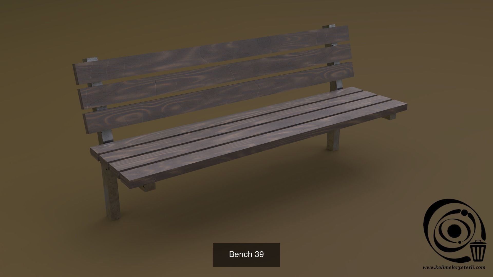 Bench Set 32 8M4T 3D Model Collection_83