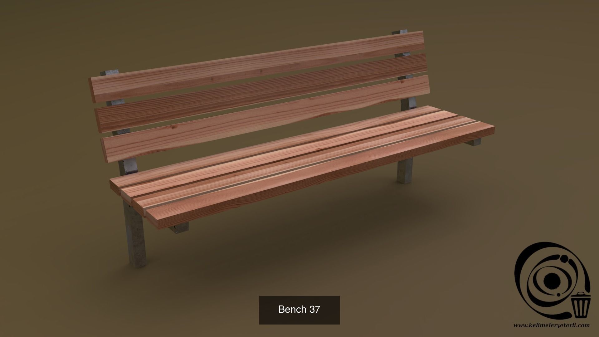 Bench Set 32 8M4T 3D Model Collection_81