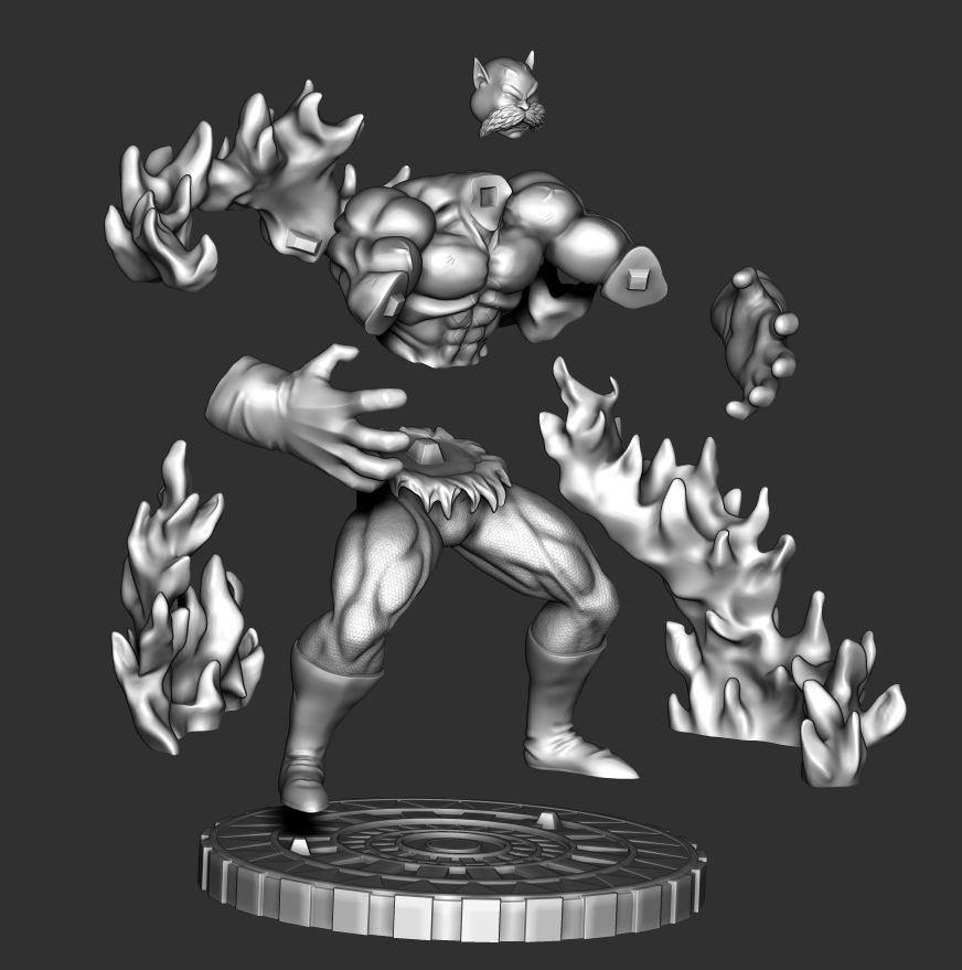 Toppo - Dragon Ball Super for 3D print model 3D print model_3