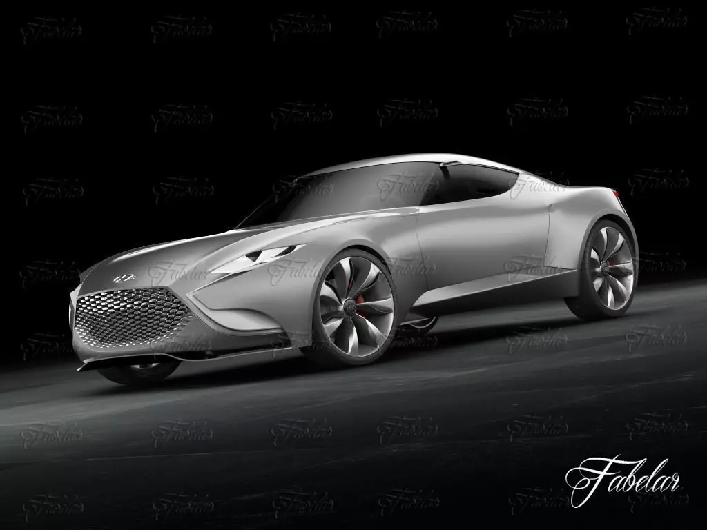Hyundai HND-9 concept 3D model_0