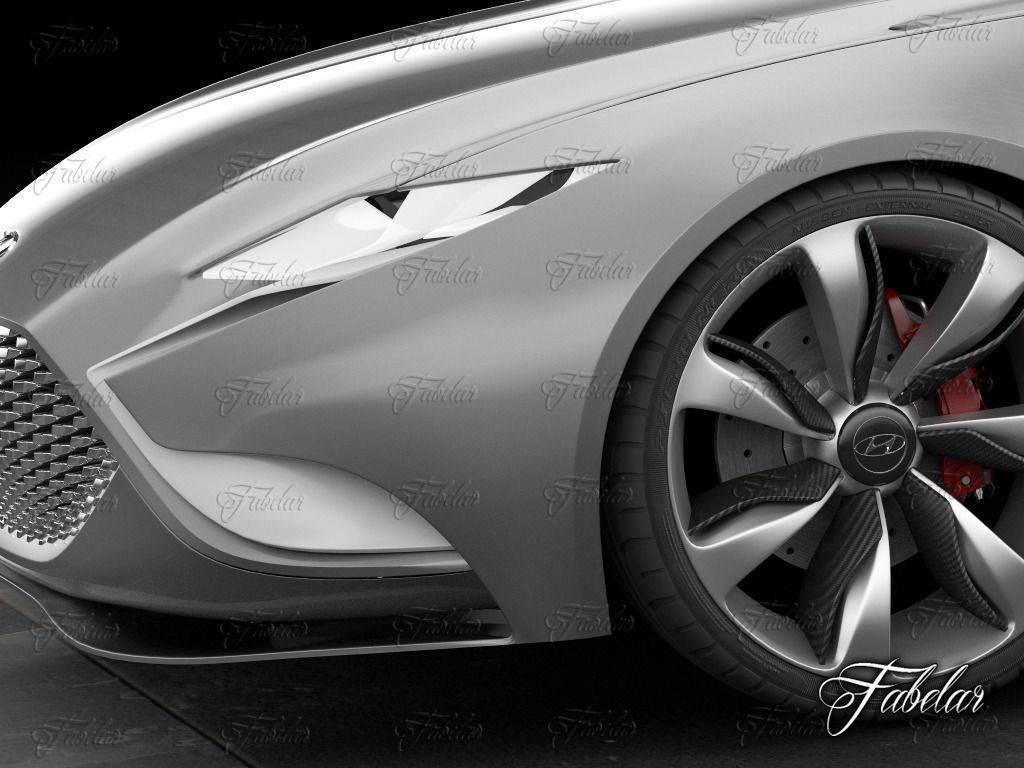 Hyundai HND-9 concept 3D model_6