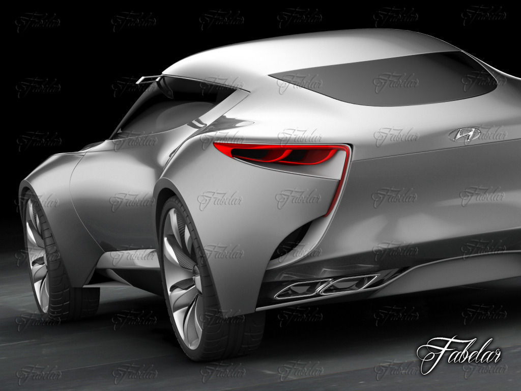 Hyundai HND-9 concept 3D model_5