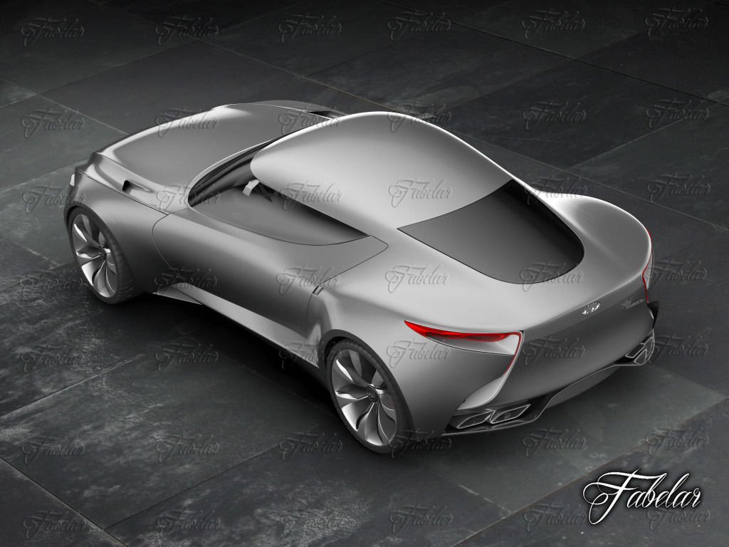 Hyundai HND-9 concept 3D model_3