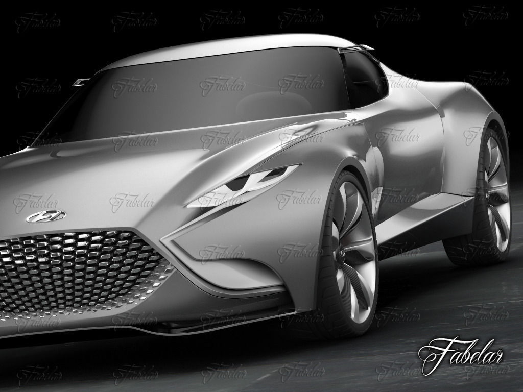 Hyundai HND-9 concept 3D model_4