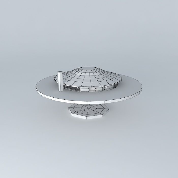 Strowbale Sauna Free 3D model_3