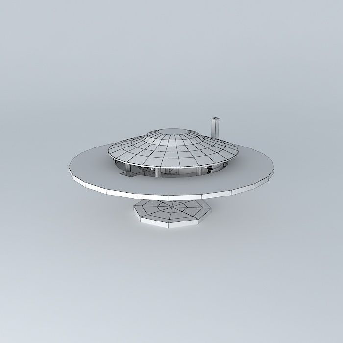 Strowbale Sauna Free 3D model_4