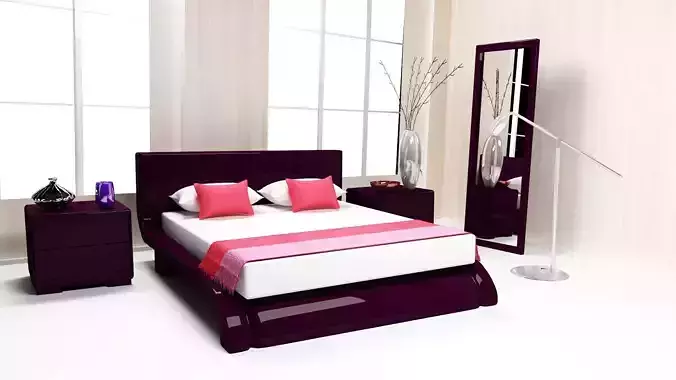 bed room 3D model