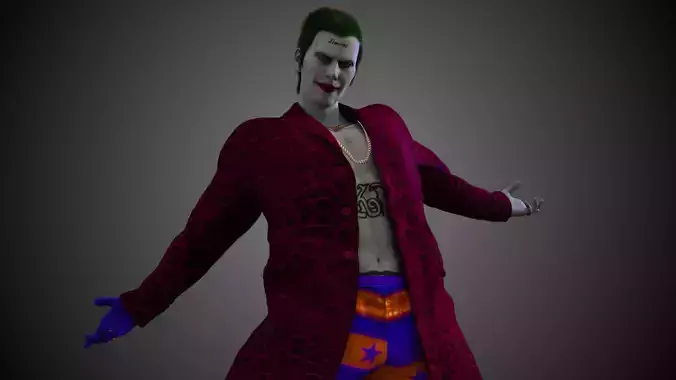 Joker Jared Leto Coat Version