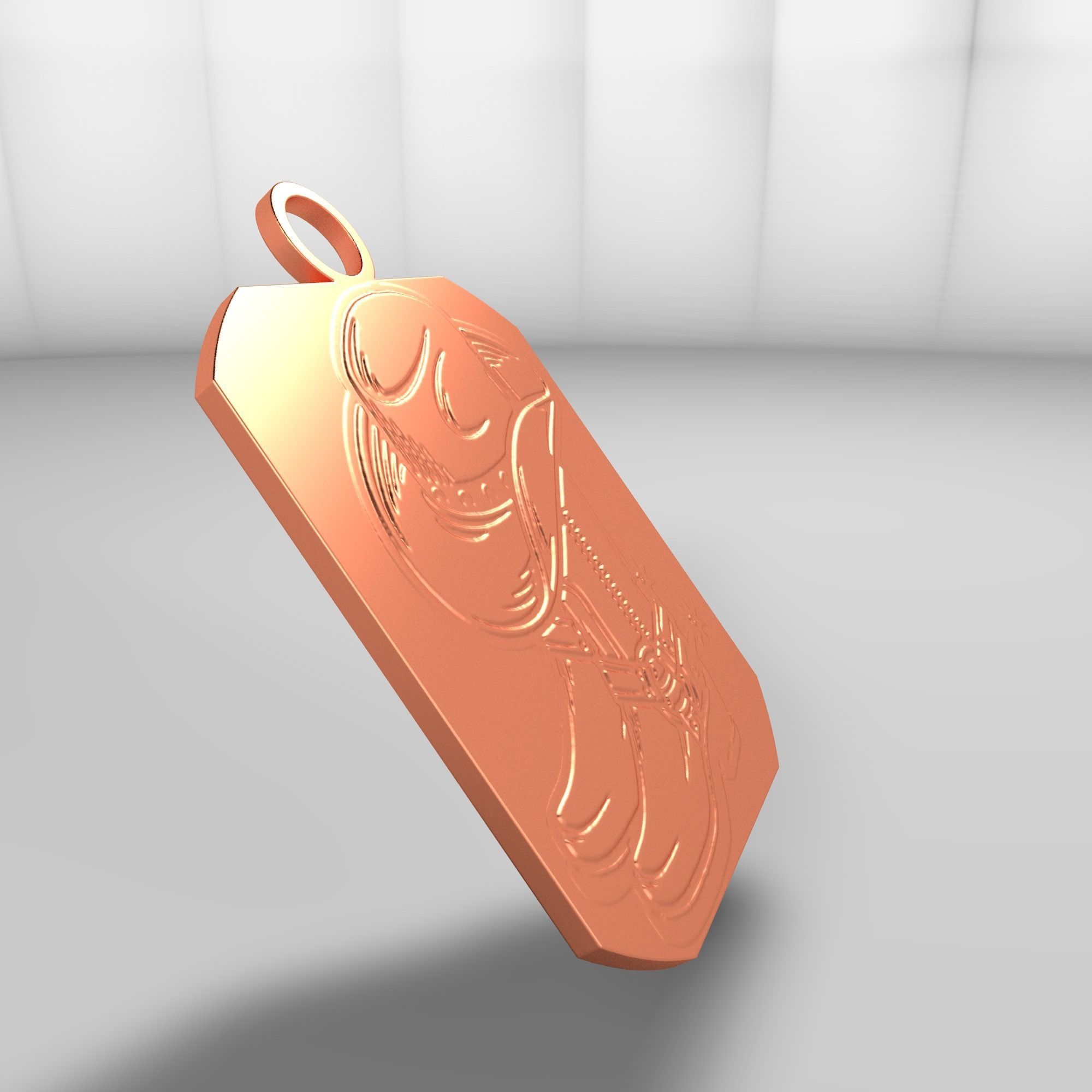 Country boots and hat 3D model_26