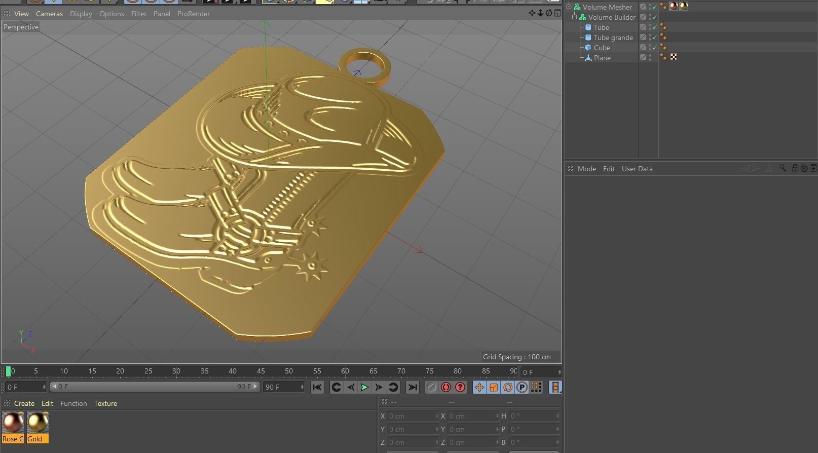 Country boots and hat 3D model_1
