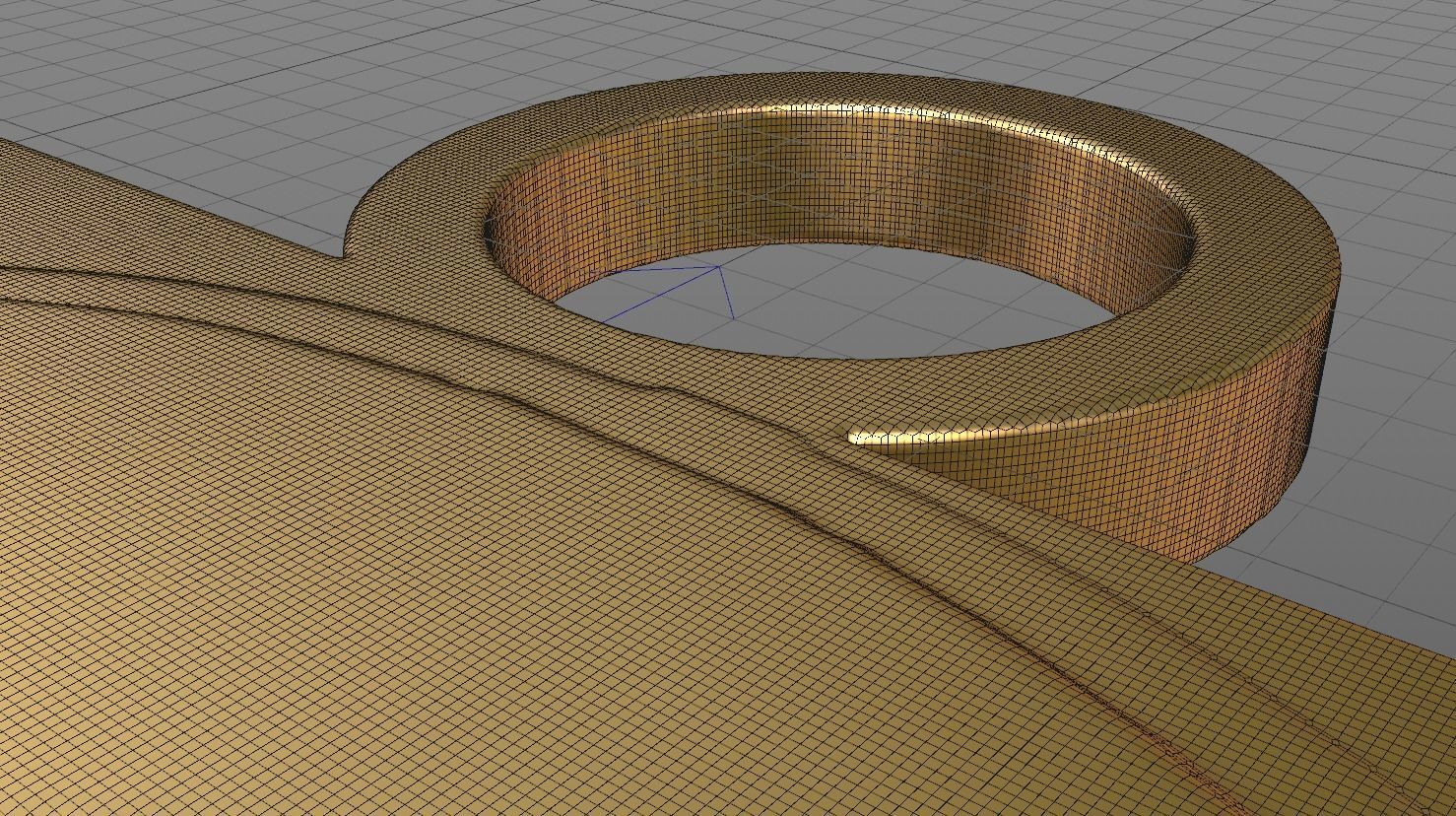 Country boots and hat 3D model_7