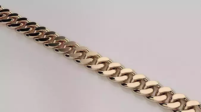 cuban chain 3D print model