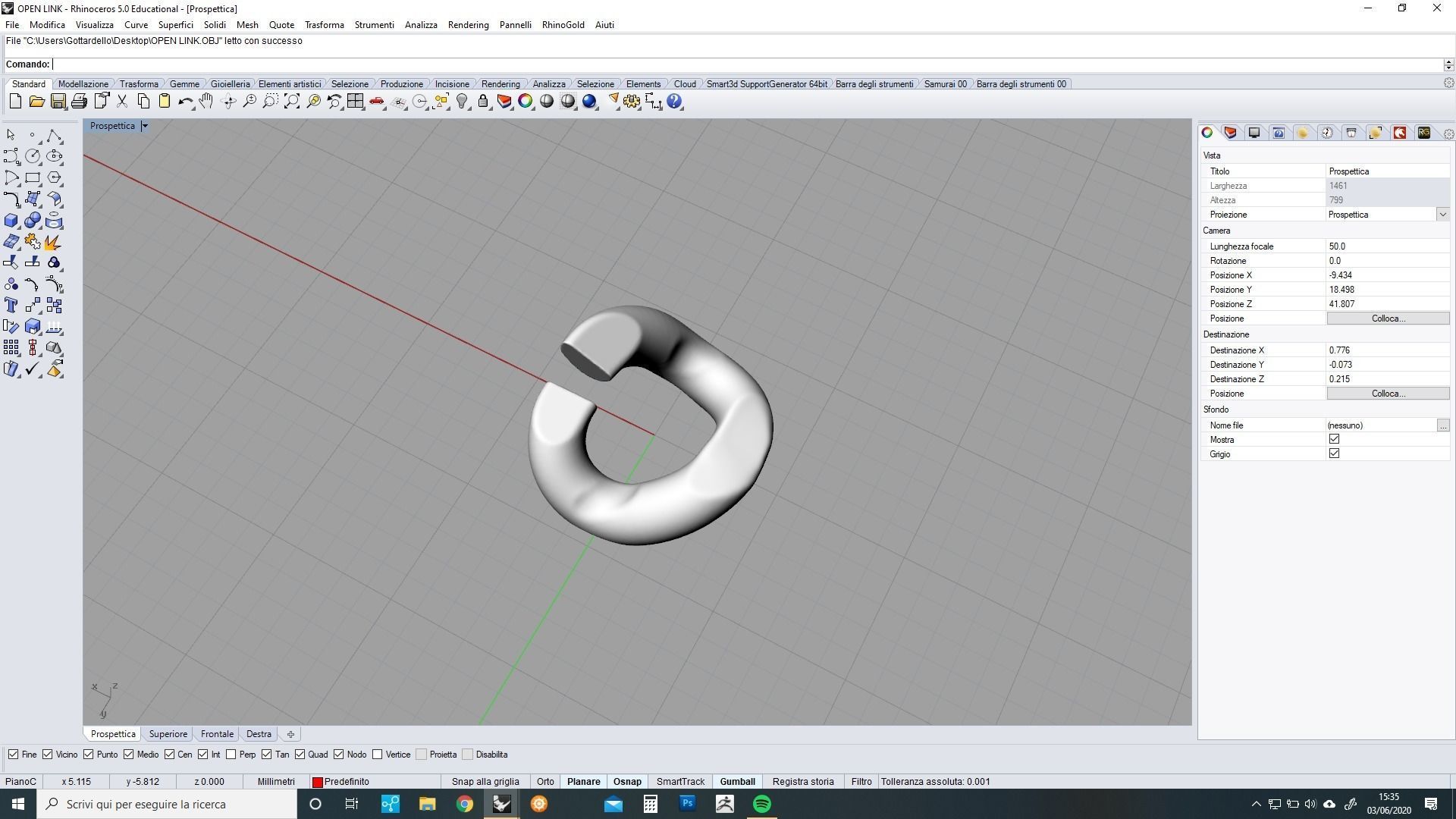 cuban chain 3D print model_7