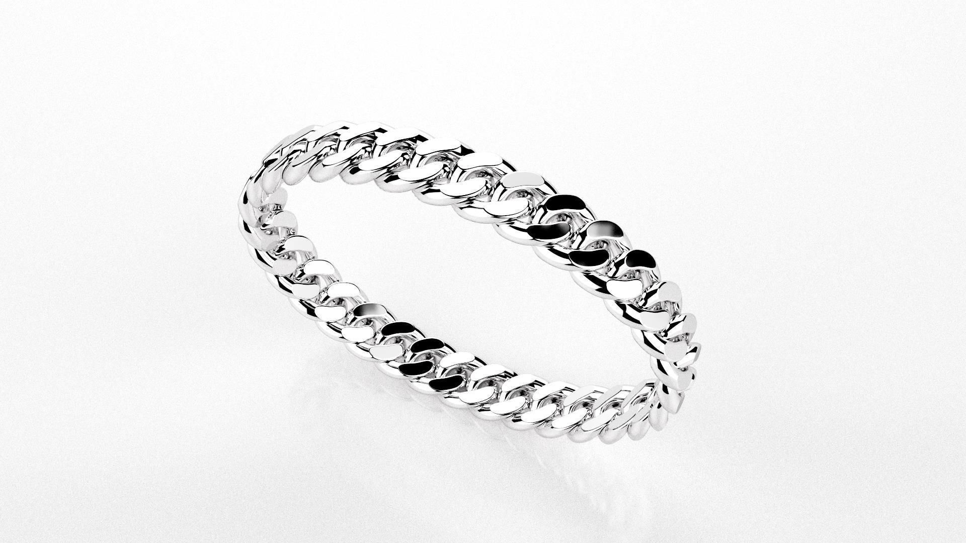 cuban chain 3D print model_3