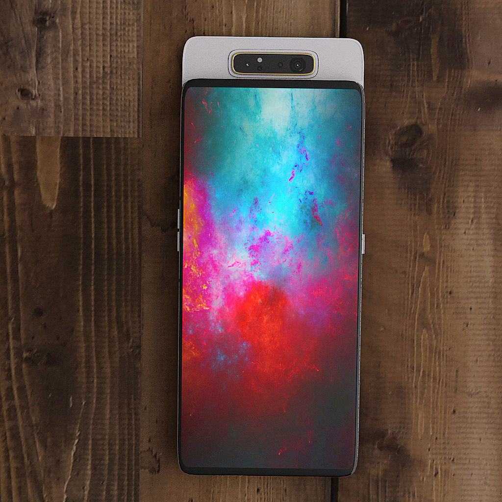 Samsung Galaxy A80 3D model_2