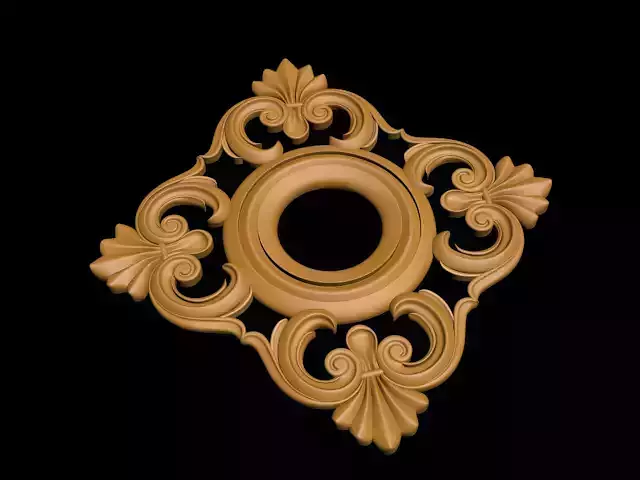 Mirror frame   model for CNC STL File Very Soft