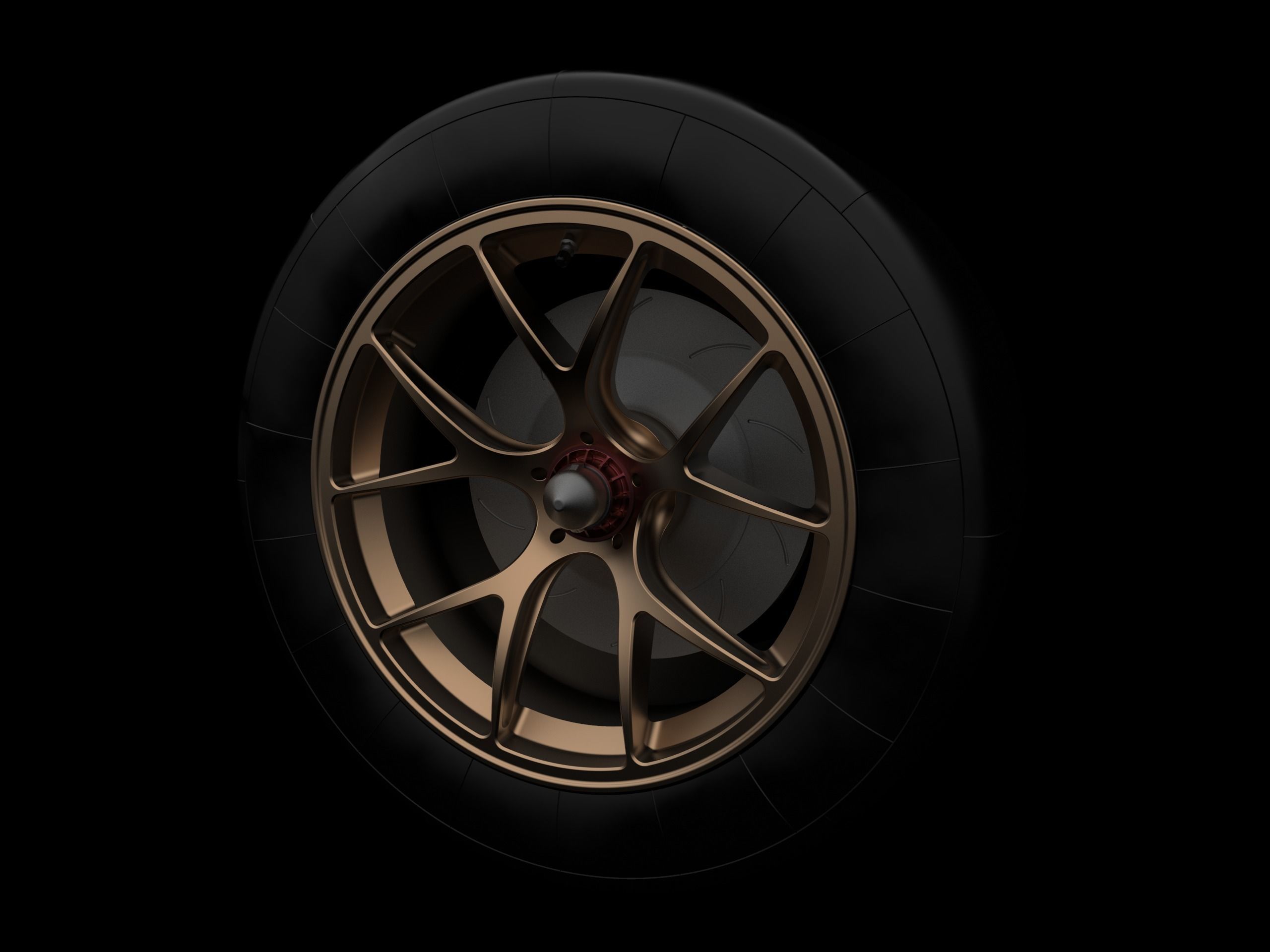 GT wheel 3D print model_1