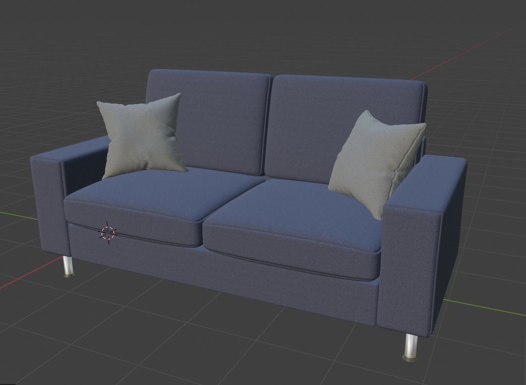 Sofa for living  room 3D model_1