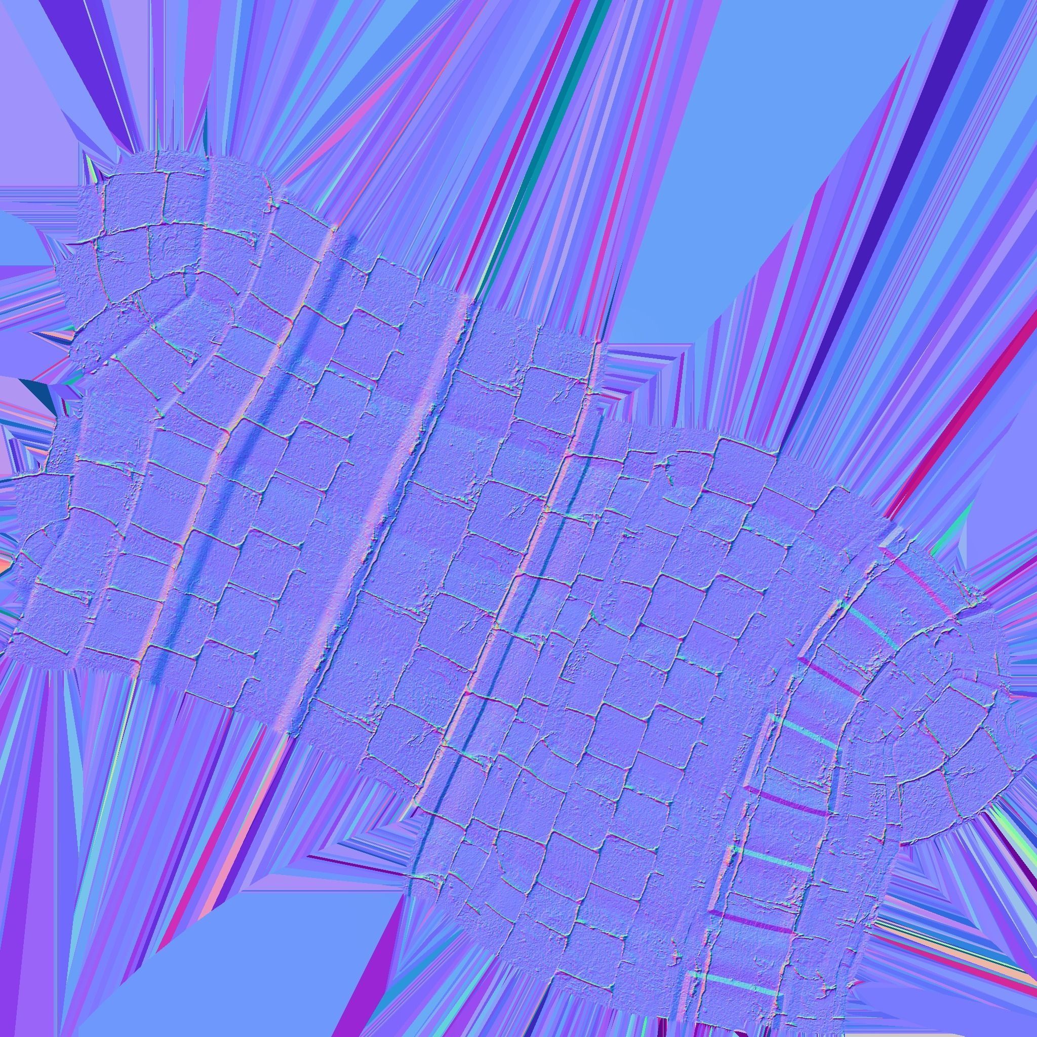 Egyptian Columns Low-poly 3D model_72