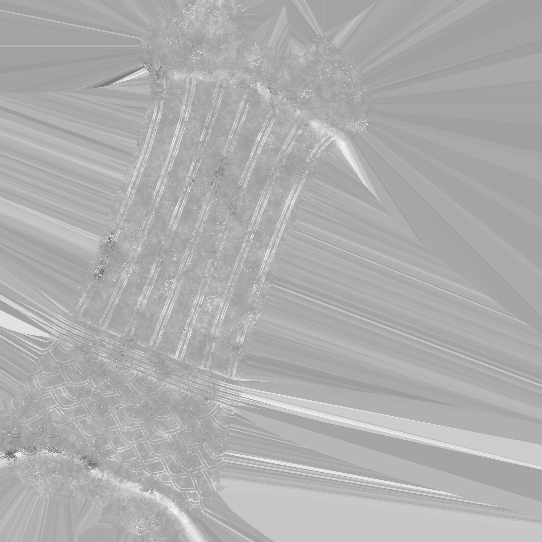 Egyptian Columns Low-poly 3D model_40