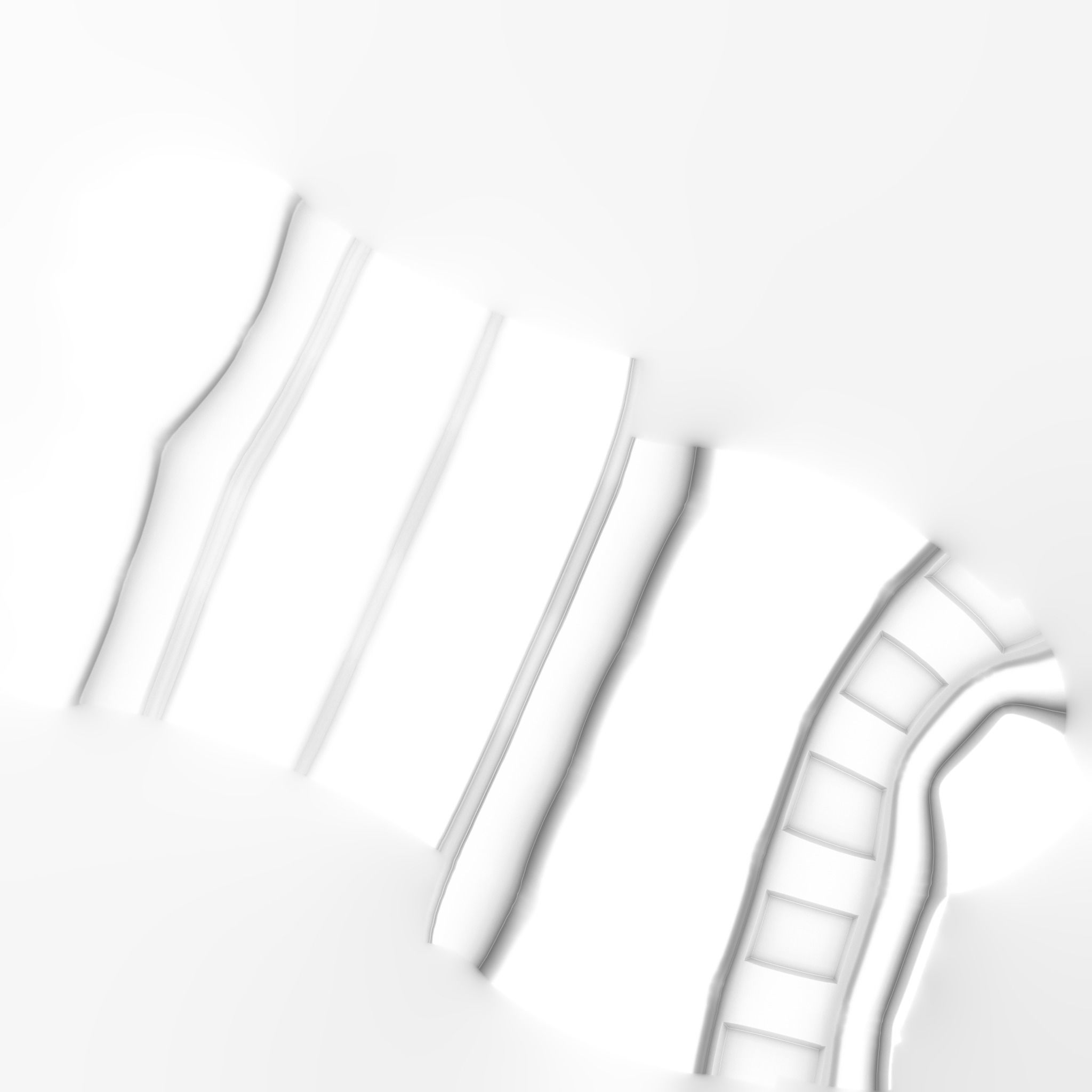 Egyptian Columns Low-poly 3D model_68