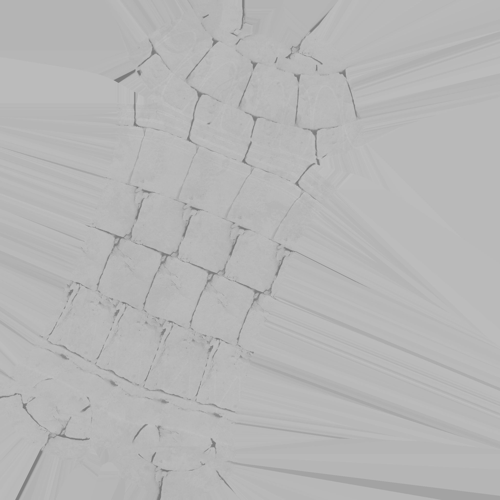 Egyptian Columns Low-poly 3D model_43