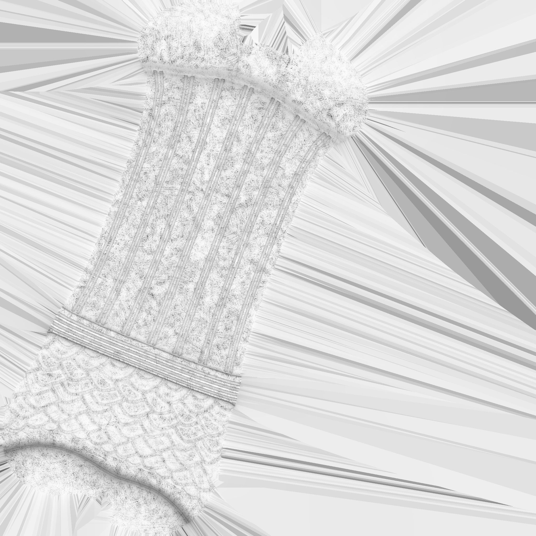 Egyptian Columns Low-poly 3D model_35