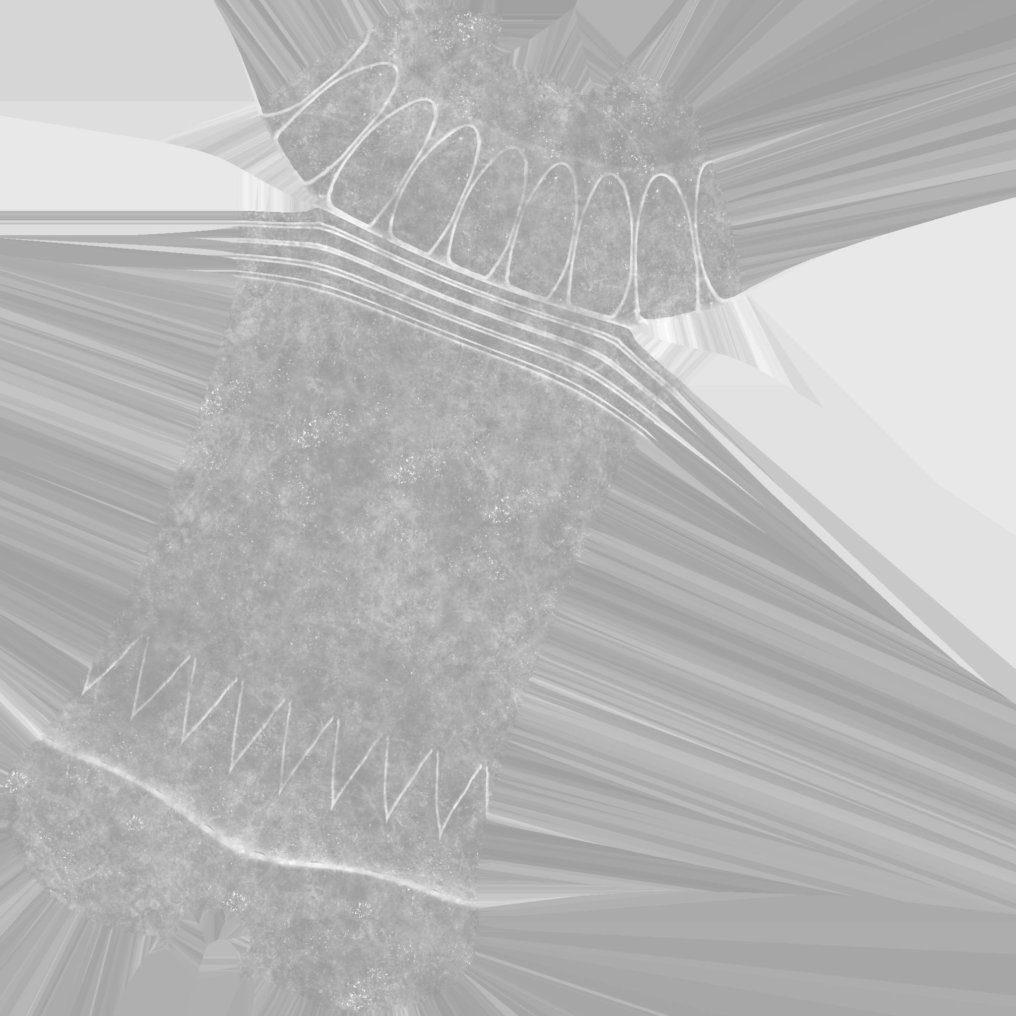 Egyptian Columns Low-poly 3D model_49