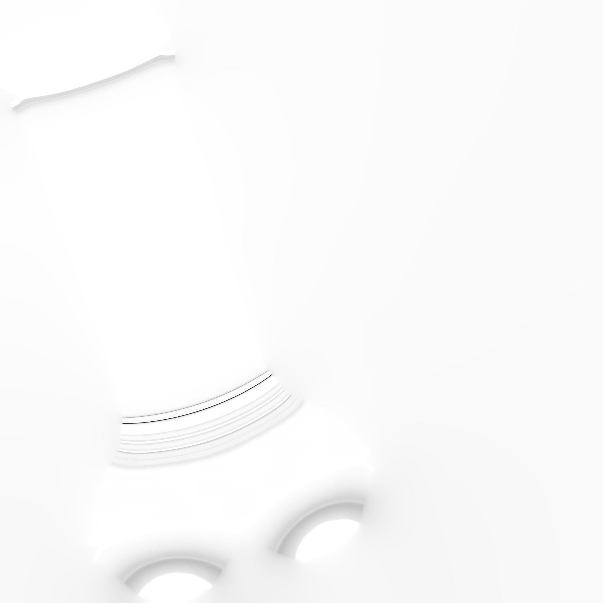 Egyptian Columns Low-poly 3D model_92