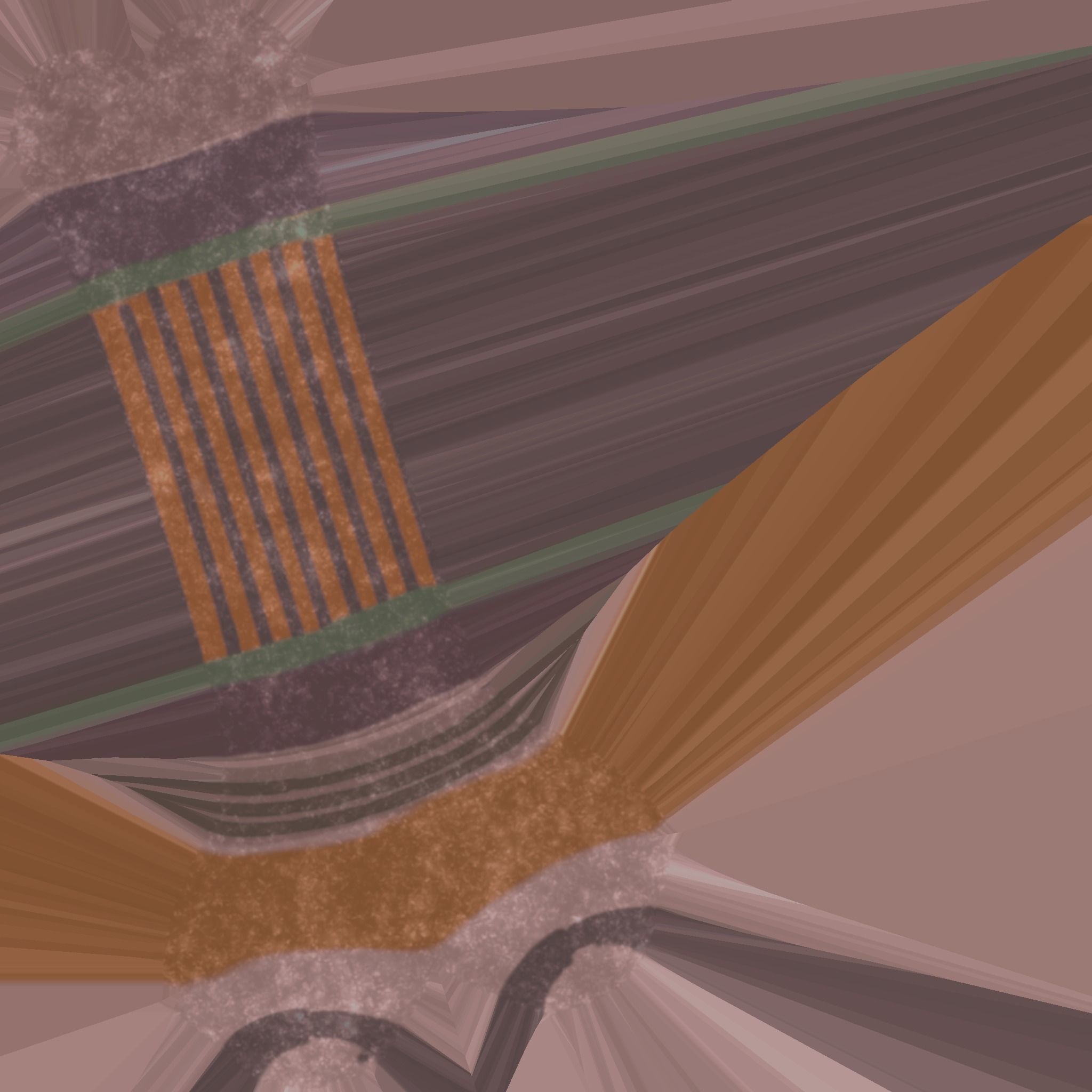 Egyptian Columns Low-poly 3D model_84