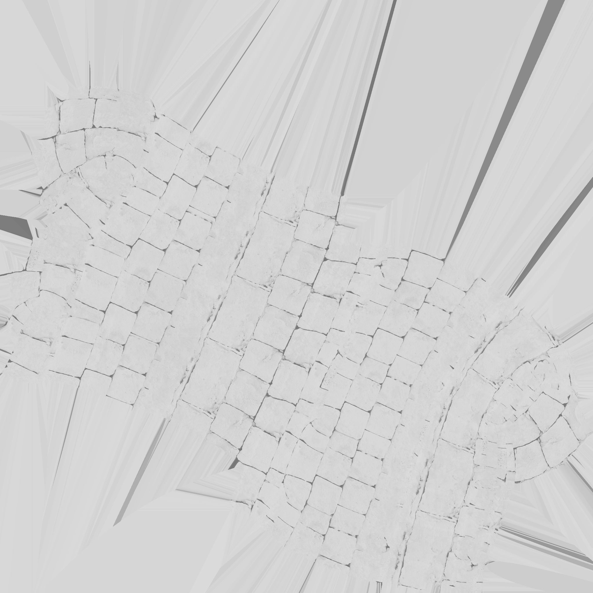 Egyptian Columns Low-poly 3D model_65