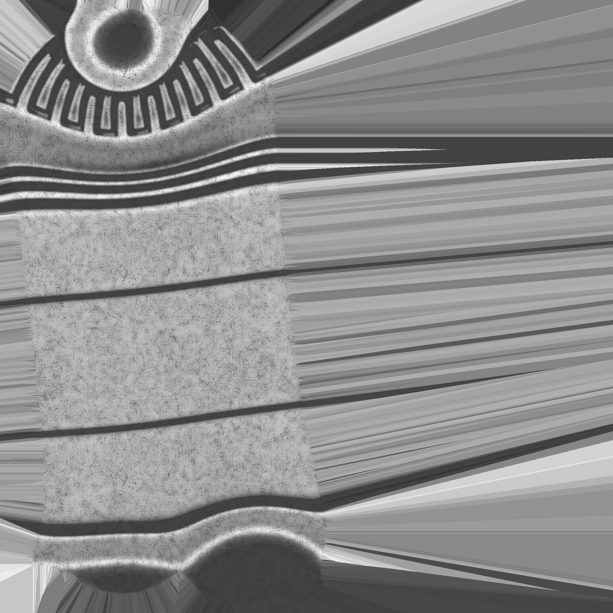 Egyptian Columns Low-poly 3D model_51