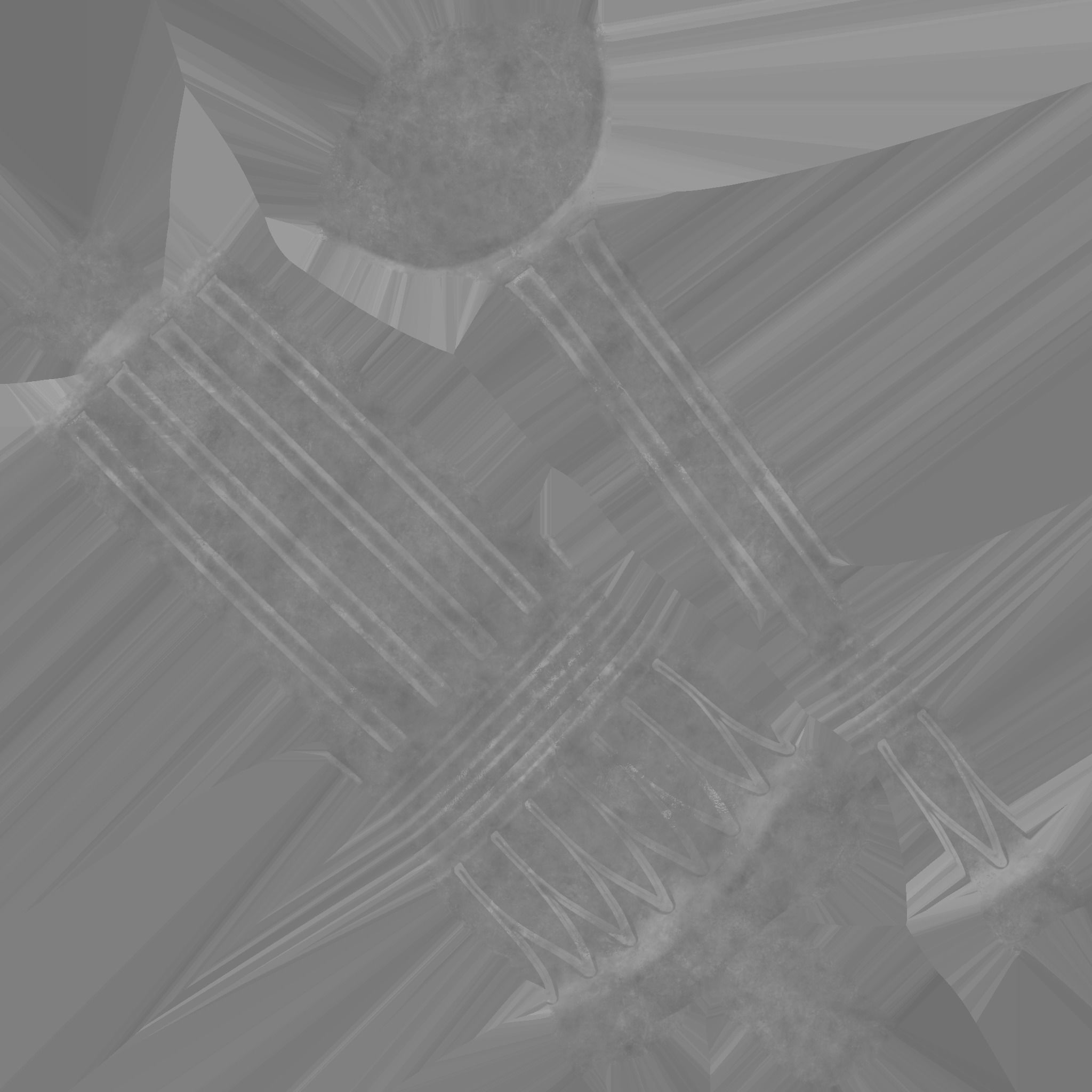 Egyptian Columns Low-poly 3D model_17