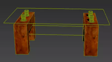 coffee table Free 3D model_0